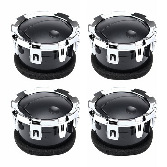 {{ 4x Dash Air Vents Black Chrome Suitable For Ford F-250 F-350 Super Duty 08-16 }} - Buy Car Parts Online at {{ Kaka Auto Parts }}.