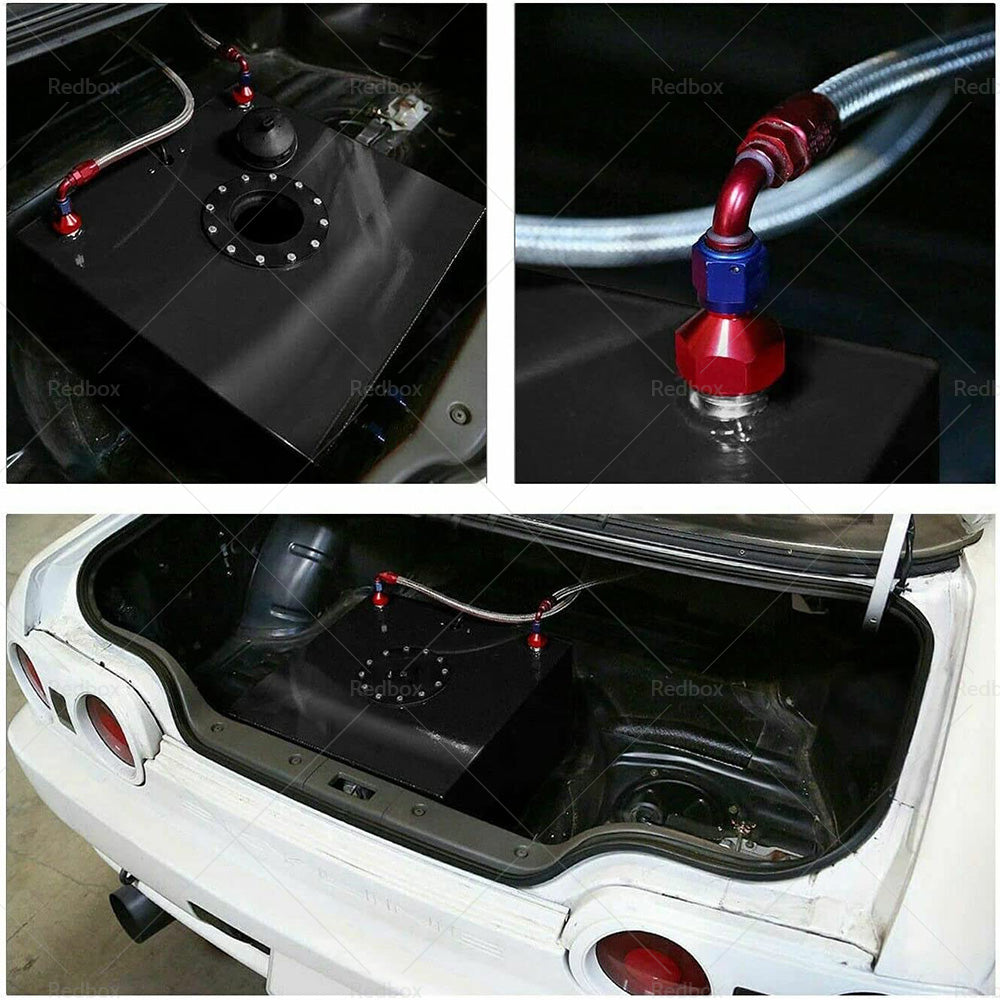 {{ 20 Gallon   80 Litre Black Aluminum Fuel Cell w Sending Unit }} - Buy Car Parts Online at {{ Kaka Auto Parts }}.