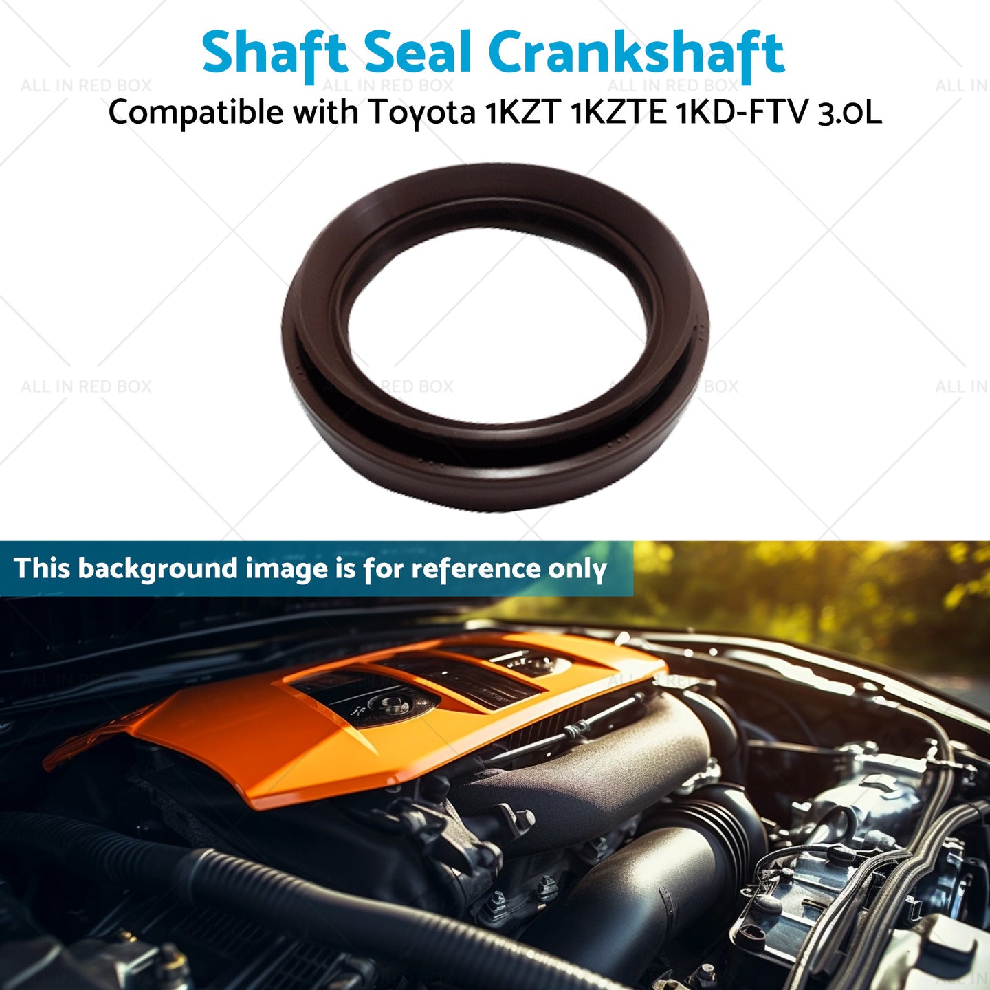 {{ Shaft Seal Crankshaft Suitable for Toyota 1KZT 1KZTE 1KD-FTV 3. 0L 2KD-FTV 2. 5L }} - Buy Car Parts Online at {{ Kaka Auto Parts }}.