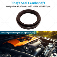{{ Shaft Seal Crankshaft Suitable for Toyota 1KZT 1KZTE 1KD-FTV 3. 0L 2KD-FTV 2. 5L }} - Buy Car Parts Online at {{ Kaka Auto Parts }}.