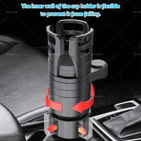 {{ 4in1 Adjustable Cup Holder Expander Adapter Base Tray Car Drink Bottle Holder }} - Buy Car Parts Online at {{ Kaka Auto Parts }}.