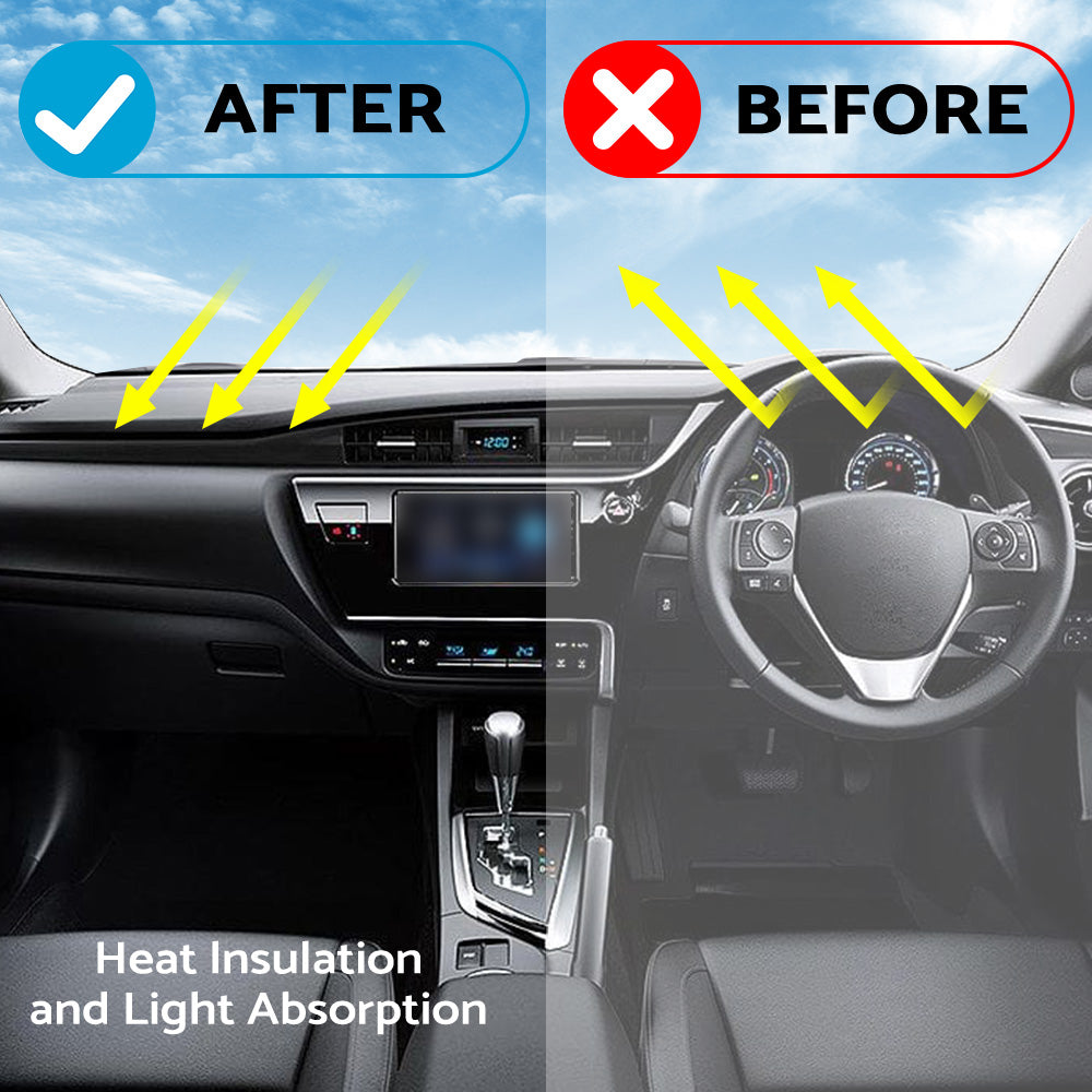 {{ Dash Mat Suitable For Toyota Corolla 2014-2018 Hatch Dashboard Cover Black }} - Buy Car Parts Online at {{ Kaka Auto Parts }}.