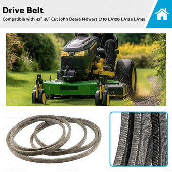 compare product Drive Belt Suitable For 42 inch  48 inch  Cut John Deere Mowers L110 LA120 LA125 LA145
