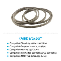 Belt Suitable For 38inch Cut Husqvarna Mcculloch Ride on Mowers MC16H38ST 193214