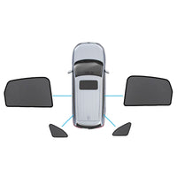 {{ Magnetic Mesh Sun Blind Shades Suitable for Audi Q5 8R 2009–2016 On Front Rear }} - Buy Car Parts Online at {{ Kaka Auto Parts }}.