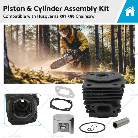 {{ Piston  and  Cylinder Assembly Kit Suitable for Husqvarna 357 359 Chainsaw 47mm }} - Buy Car Parts Online at {{ Kaka Auto Parts }}.