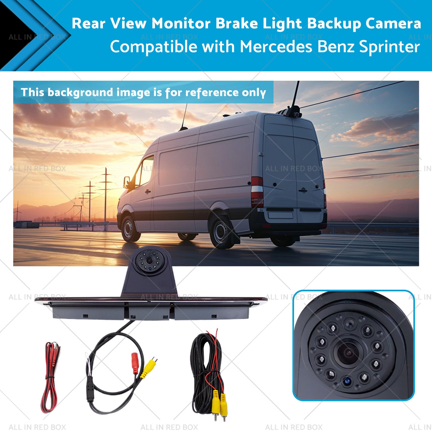 {{ Rear View Brake Light Backup Camera Suitable for Mercedes Benz Sprinter }} - Buy Car Parts Online at {{ Kaka Auto Parts }}.