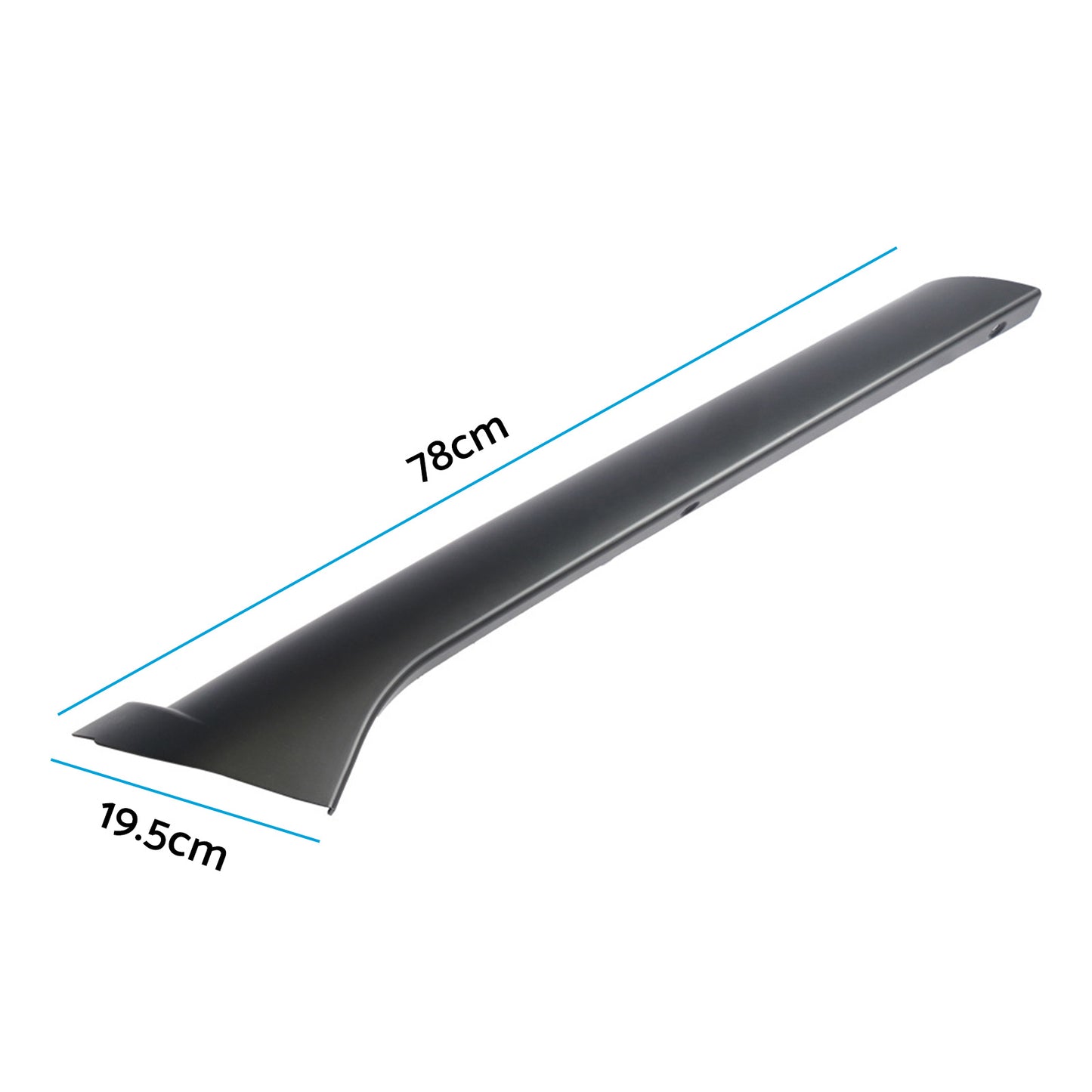 Pair Windscreen Pillar Moldings with Rivets Suitable For Land Rover Discovery 2 1999-2004