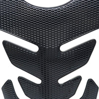 Wide Pure Black Motorcycle Gas Tank Pad Protector Decal Suitable For Motorbike