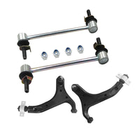 Front LH+ RH Lower Control Arm&Sway Bar Link Set Suitable For Nissan Elgrand E51