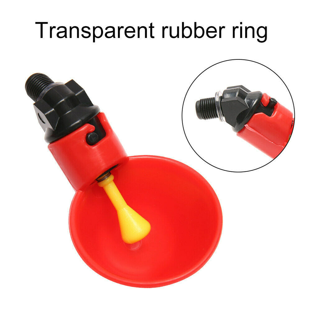 {{ 20x Poultry Chicken Automatic Drinker Cup Waterer Chook Bird Water Feeder Set }} - Buy Car Parts Online at {{ Kaka Auto Parts }}.