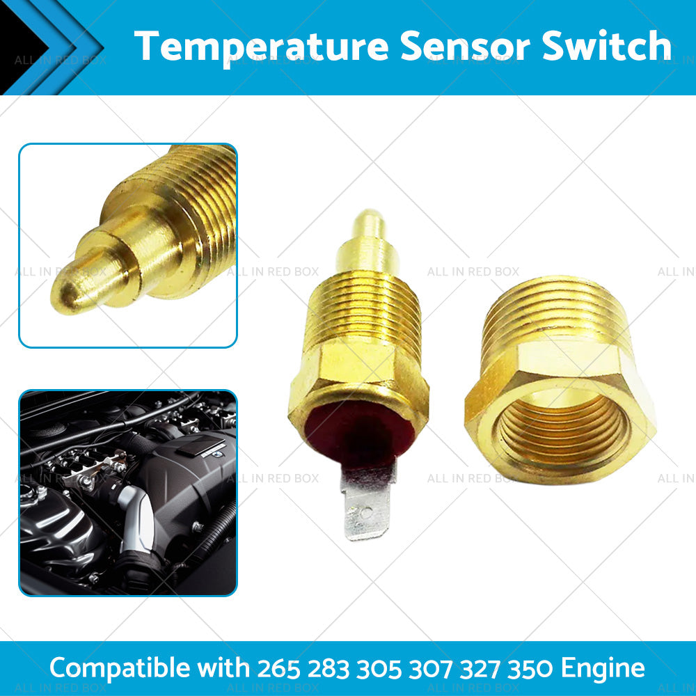 {{ 3 8inch NPT Engine Radiator Temperature Thermo Sensor Cooling Fan Switch Aluminum }} - Buy Car Parts Online at {{ Kaka Auto Parts }}.