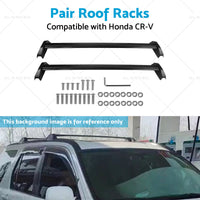 {{ Pair Suitable For Honda CRV 2002-2006 Cross Bar Roof Rack Black }} - Buy Car Parts Online at {{ Kaka Auto Parts }}.