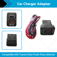 {{ TYPE C  VOLT  QC 3. 0 USB CHARGER Suitable for Toyota Hilux Prado BLUE LED 12v }} - Buy Car Parts Online at {{ Kaka Auto Parts }}.