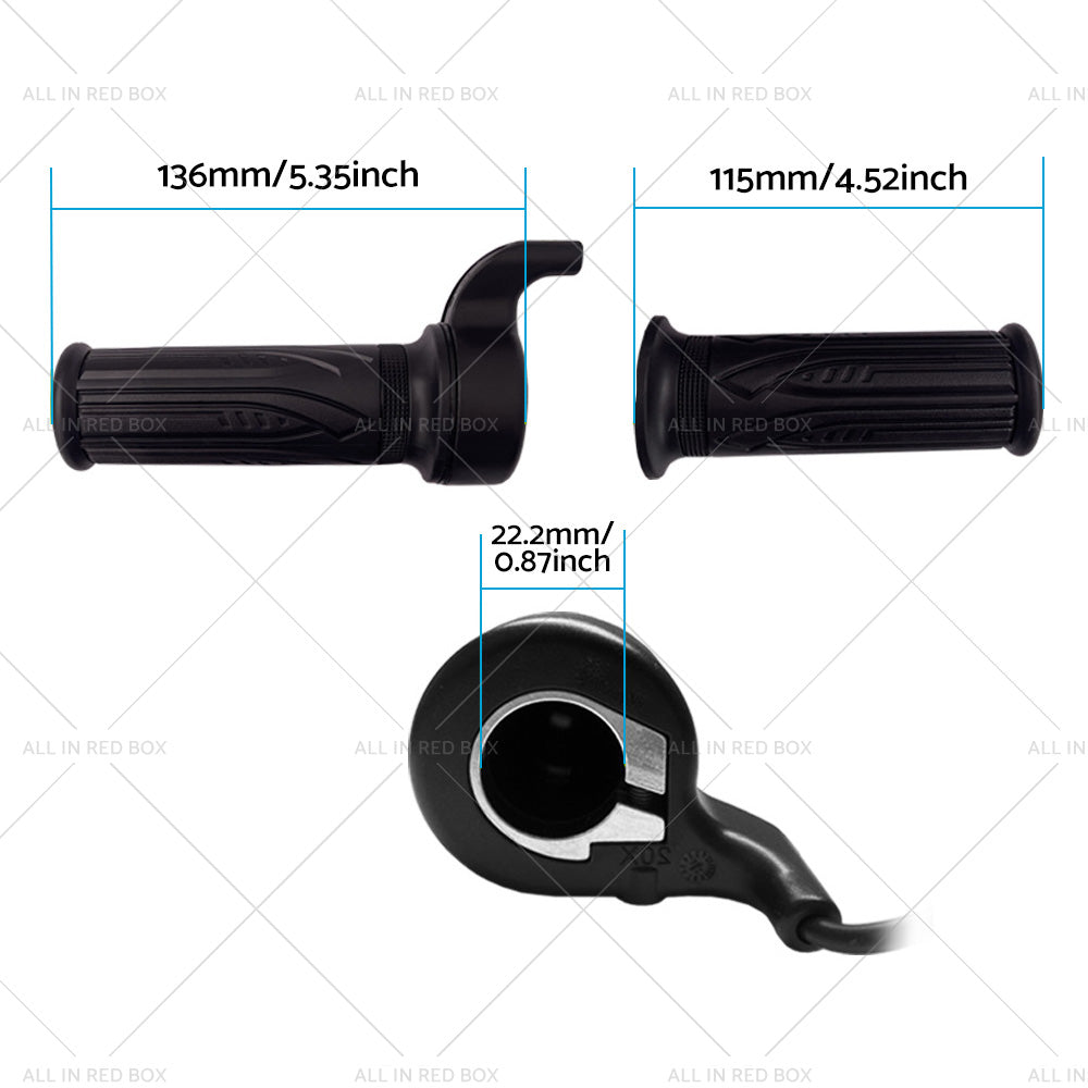 {{ EBike Twist Speed Throttle 12V 24V 36V 48V 72V For Electric Scooter Bicycle Bike }} - Buy Car Parts Online at {{ Kaka Auto Parts }}.