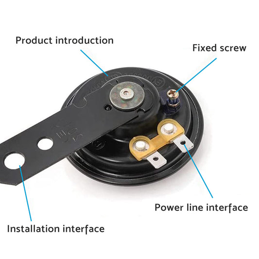 6V Universal Motorcycle Horn Suitable For Suzuki Gokart Buggy Scooter Yamaha