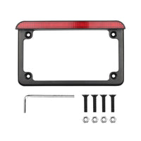 Motorcycle License Plate Frame Bracket With LED Brake Light Suitable For Harley-Davidson