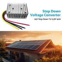 {{ Power Converter Regulator DC 24V Step Down to DC 13. 8V 40A 552W Waterproof }} - Buy Car Parts Online at {{ Kaka Auto Parts }}.