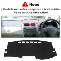 Dash Mat Dashboard Sun Cover Suitable For Toyota Corolla ZZE122 / Fielder 2007-2012