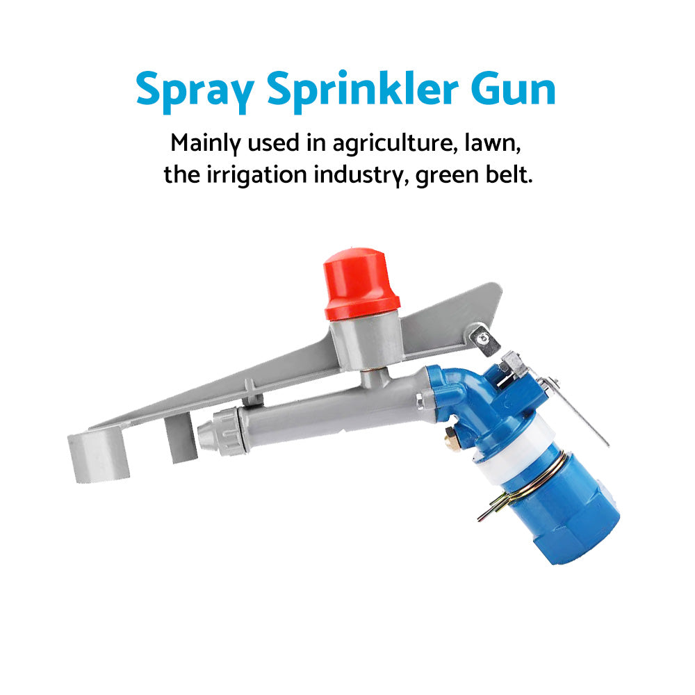 1'' Irrigation Spray Tool Sprinkler Large 360 Angle Adjustable Impact Area Water