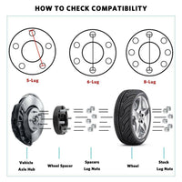 25mm Bolt-On Wheel Spacers Suitable For Holden Commodore VB-VZ 5x120 69.6