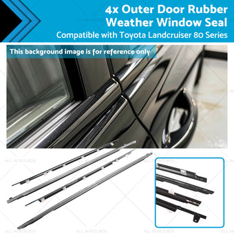 compare product Outer Door Rubber Weather Window Seal Suitable For Toyota Landcruiser 80 Series