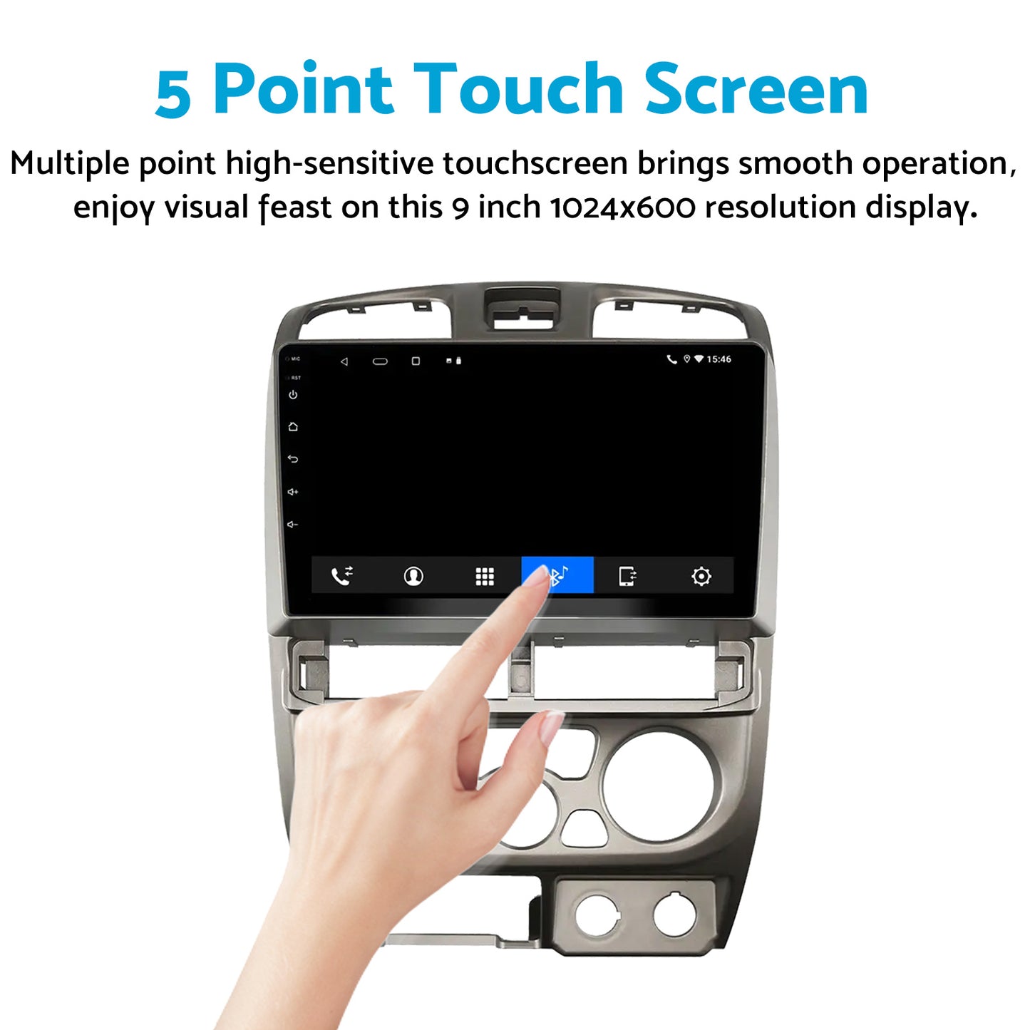 Android Car Stereo Radio with CarPlay, GPS, WiFi, and Camera Suitable For Holden Rodeo 4-64GB