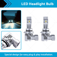 {{ 9006 HB4 9012 HIR2 LED Headlight Kit Bulbs 6000K White Fog Light Globe Lamp }} - Buy Car Parts Online at {{ Kaka Auto Parts }}.