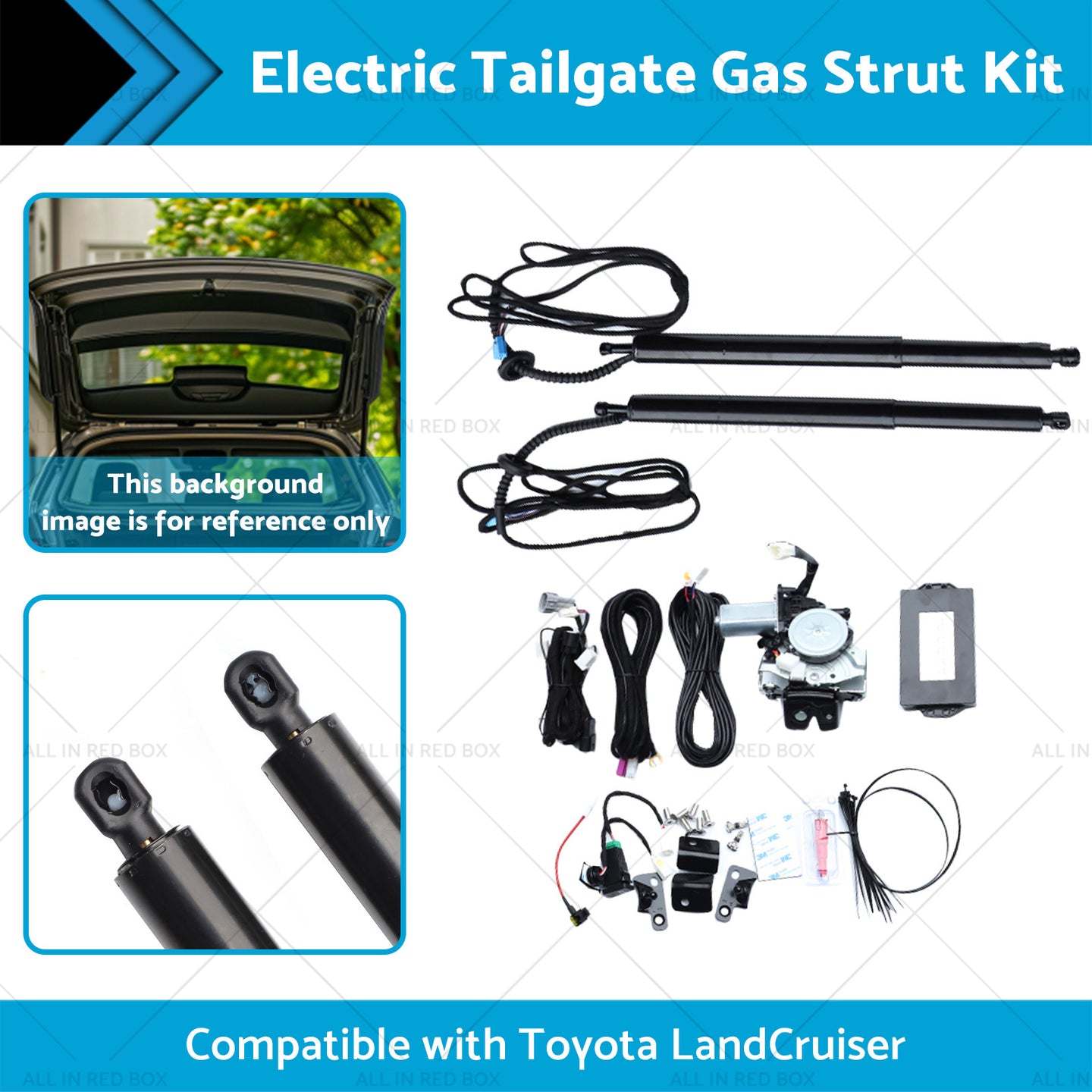 {{ Electric Tailgate Hatch Gas Strut kit Suitable For Toyota Land Cruiser 2012-2020 }} - Buy Car Parts Online at {{ Kaka Auto Parts }}.