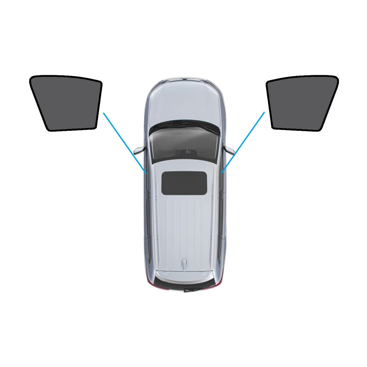 {{ Magnetic Mesh Sun Blind Shades Suitable for Audi A4 Wagon B9 2016+On Front/Rear }} - Buy Car Parts Online at {{ Kaka Auto Parts }}.