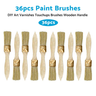 compare product 36PCS 1inch Chip Paint Brush DIY Art Varnishes Touchups Brushes Wooden Handle 1inch