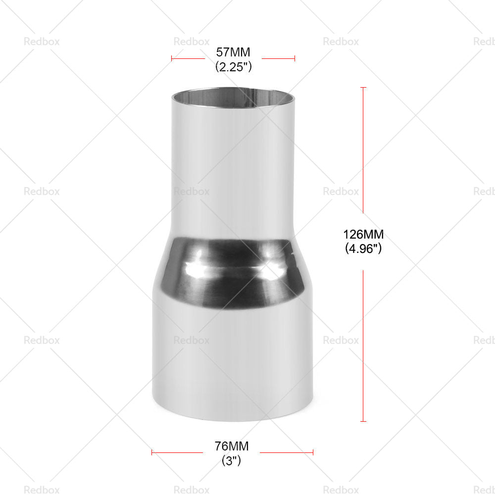 {{ 2  Up To 3  Inch OD Adaptor Steel Exhaust Tube Pipe Adapter Reducer - 2. 25  2. 5  3 }} - Buy Car Parts Online at {{ Kaka Auto Parts }}.