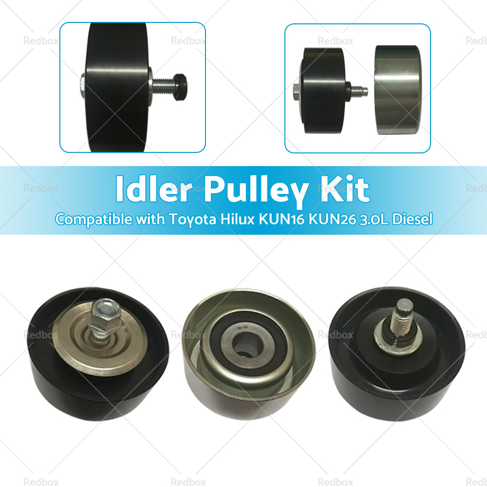 {{ Suitable for Toyota Hilux KUN16 KUN26 3. 0L Diesel 1KD-FTV 05-15 Idler Pulley Kit }} - Buy Car Parts Online at {{ Kaka Auto Parts }}.