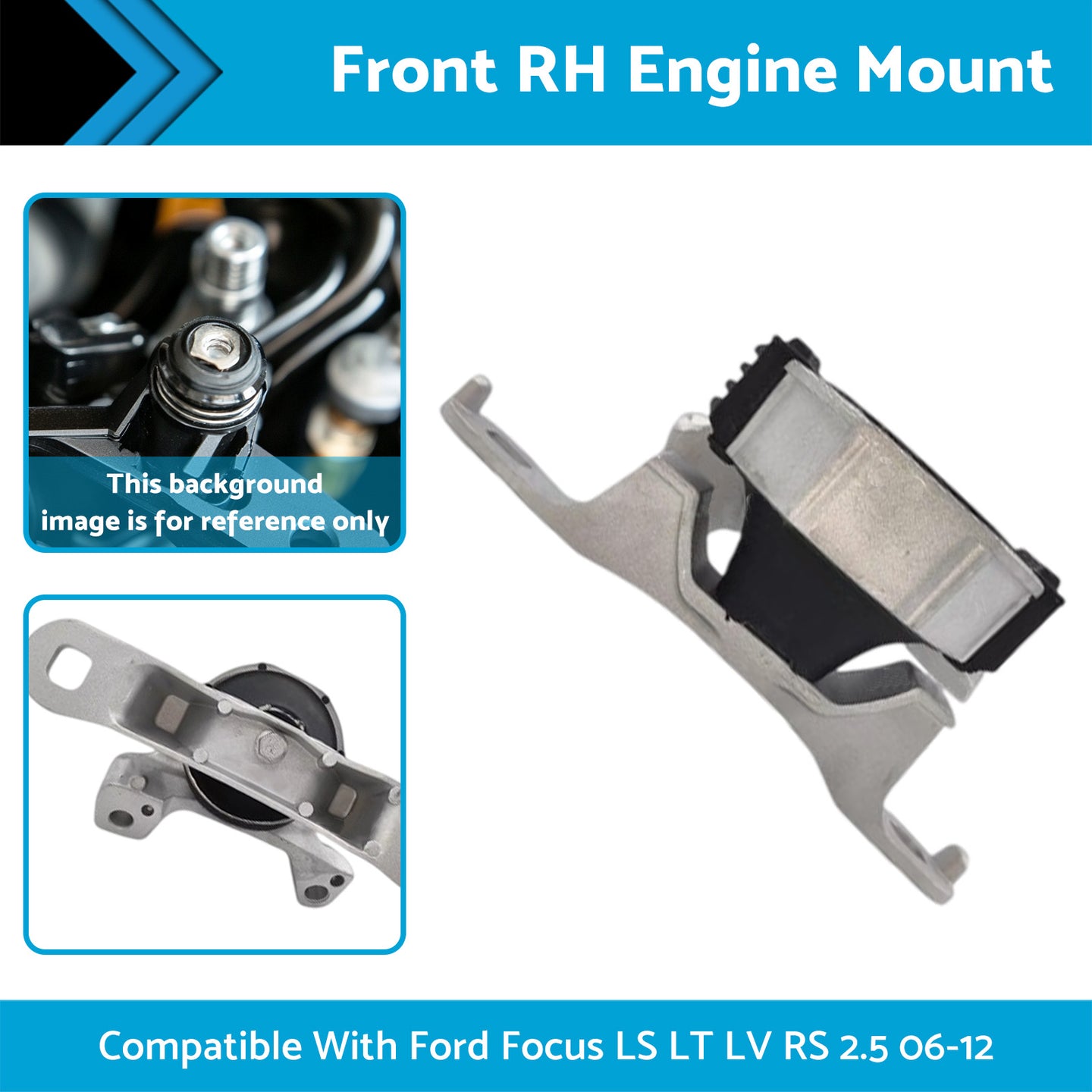 {{ RH Engine Mount Suitable For Ford Focus LV RS 2.5L Turbo B5254T 2010-2012 Engine }} - Buy Car Parts Online at {{ Kaka Auto Parts }}.