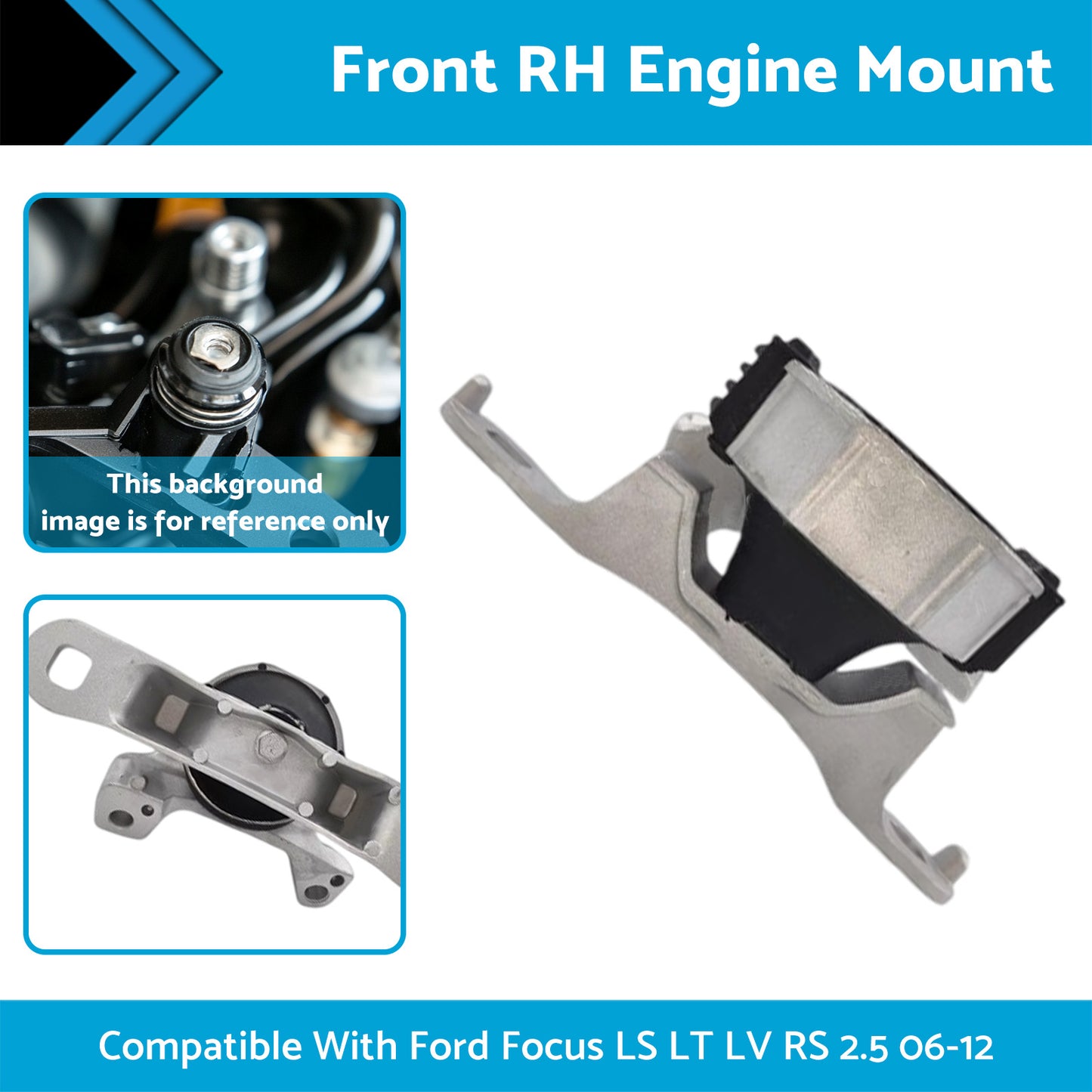 {{ RH Engine Mount Suitable For Ford Focus LV RS 2.5L Turbo B5254T 2010-2012 Engine }} - Buy Car Parts Online at {{ Kaka Auto Parts }}.