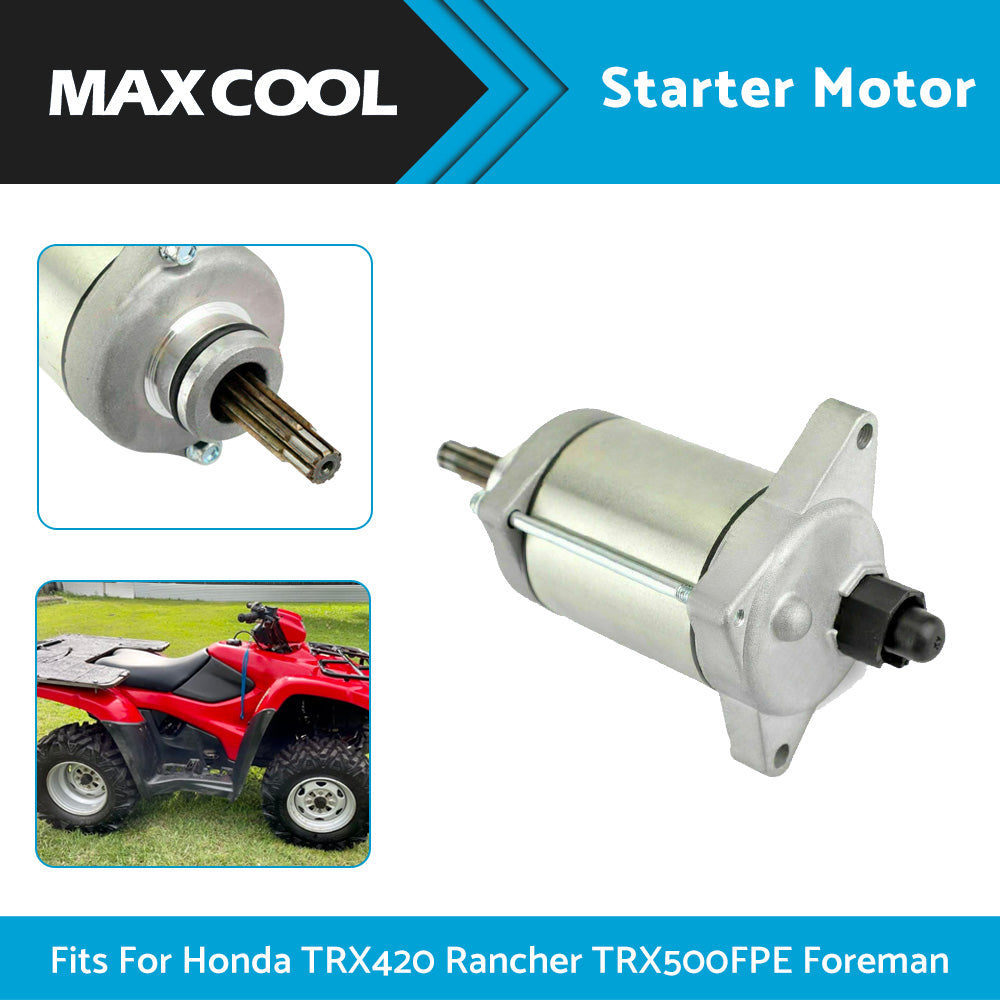 {{ STARTER MOTOR 31200-HR0-F01 Fits for Honda TRX420 FourTrax Rancher 420 TRX420FPA }} - Buy Car Parts Online at {{ Kaka Auto Parts }}.