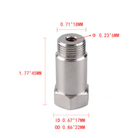 2x Oxygen Sensor Extender Spacer M18 x 1.5 Bung Adapter Suitable For OBD2 Vehicles