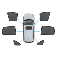 {{ Magnetic Mesh Sun Blind Shades Suitable for Audi Q5 8R 2009–2016 On Front Rear }} - Buy Car Parts Online at {{ Kaka Auto Parts }}.