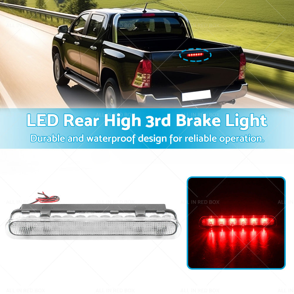 {{ 1x LED Rear High 3rd Brake Light Clear Suitable For Toyota Hilux VIGO SR5 04-15 }} - Buy Car Parts Online at {{ Kaka Auto Parts }}.
