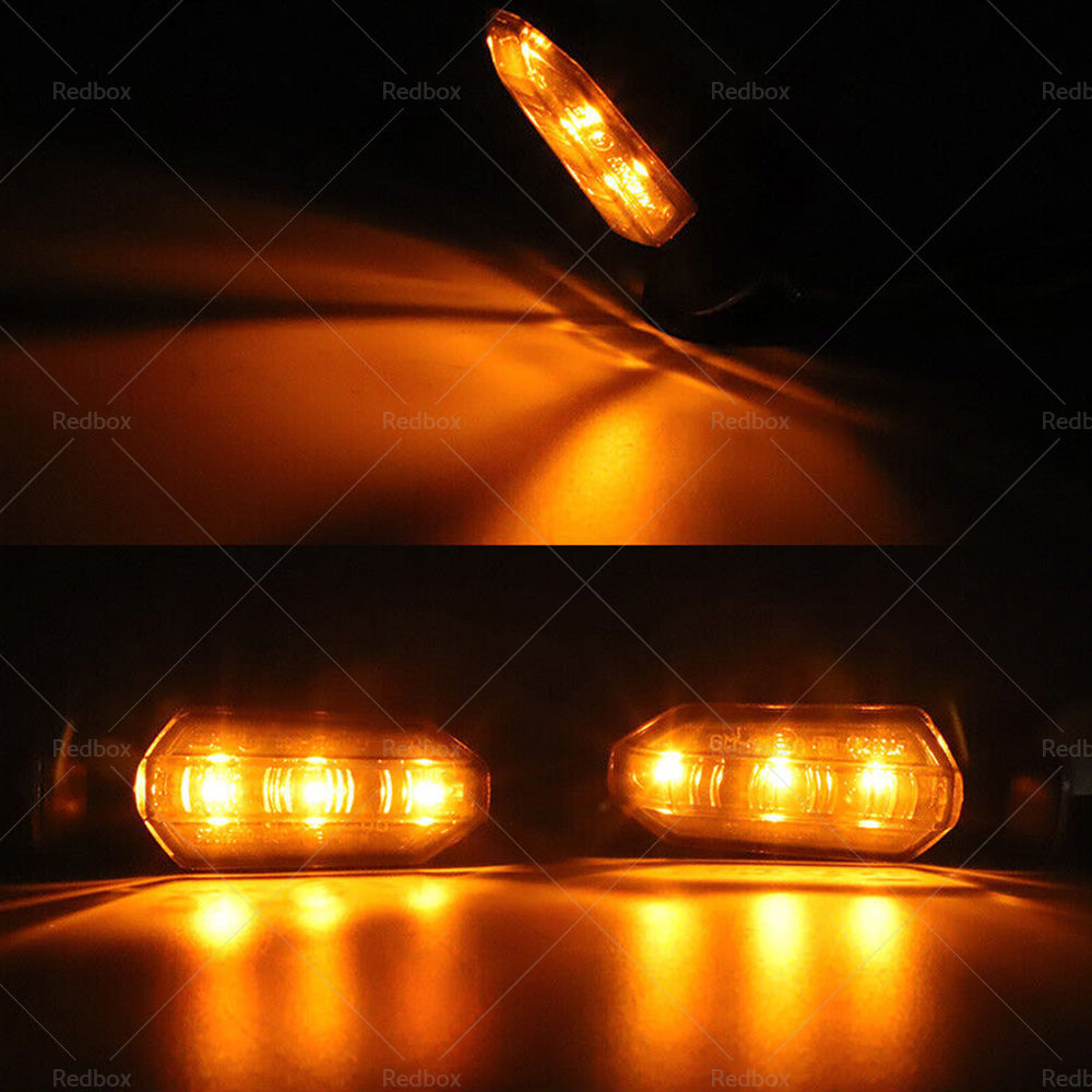 {{ 4 x Motorcycle Indicators Bike LED Turn Signal Light Blinkers Amber Universal AU }} - Buy Car Parts Online at {{ Kaka Auto Parts }}.