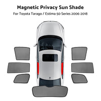 {{ Magnetic Privacy Sun Shade Suitable For Toyota Tarago  or  Estima 50 Series 2006-18 }} - Buy Car Parts Online at {{ Kaka Auto Parts }}.