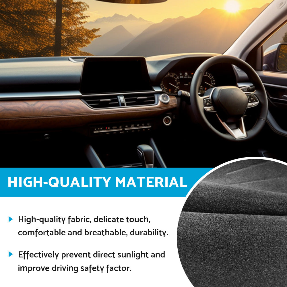 {{ Black Dash Mat Suitable For Toyota Kluger XU75R Grande inchWith HUDinch 2021-2022 }} - Buy Car Parts Online at {{ Kaka Auto Parts }}.