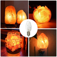 8x 7W/10W 240V E12/E14 Clear Bulbs Suitable For Night Light Replacement Warm Yellow Light