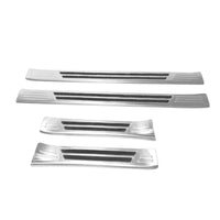 4x Steel Door Sill Protector Trim Scuff Plate Suitable For Subaru Crosstrek 2023