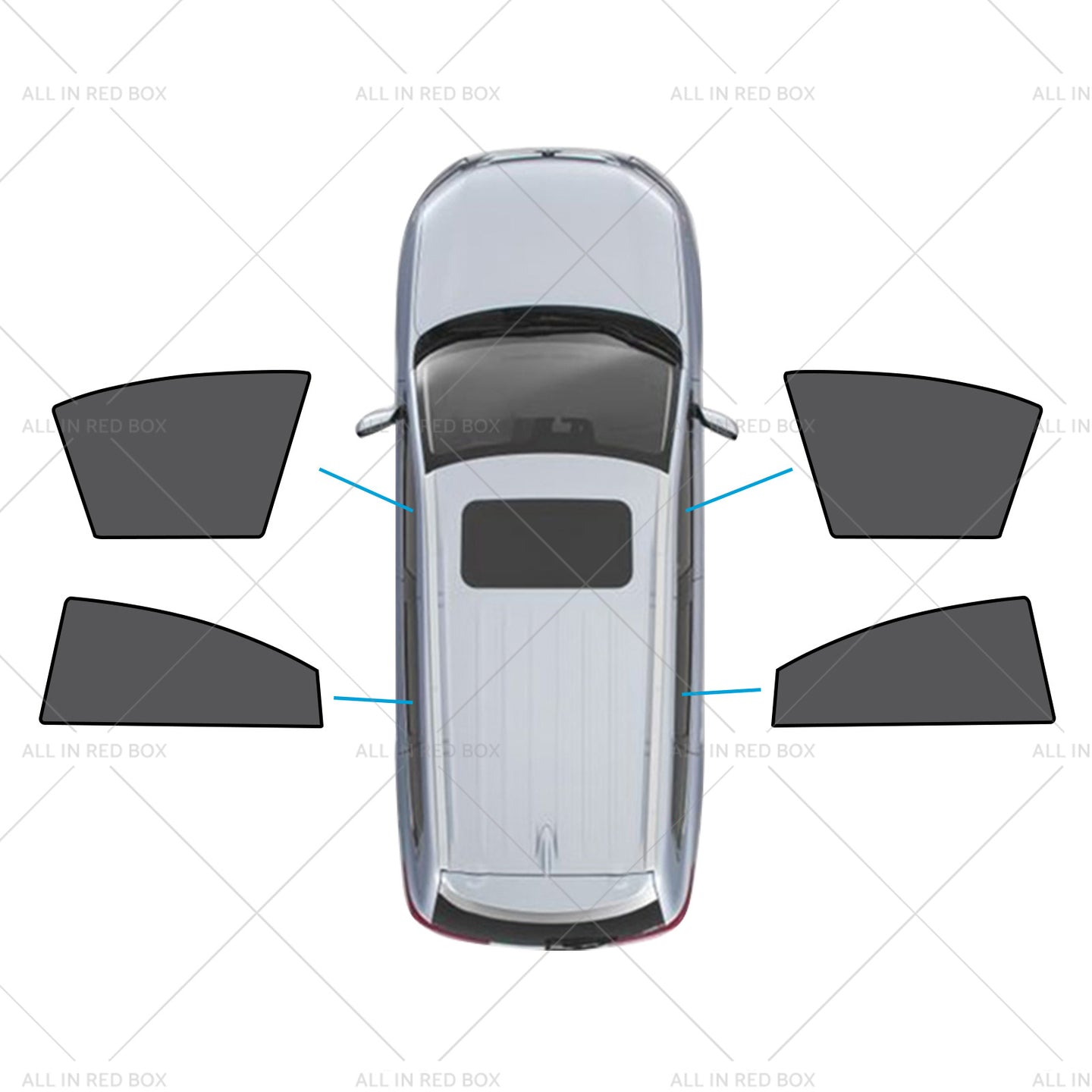 {{ 2x Car WindowShades Suitable for Mazda 6 Liftback 2nd Gen GH 07-12 UV Protection }} - Buy Car Parts Online at {{ Kaka Auto Parts }}.