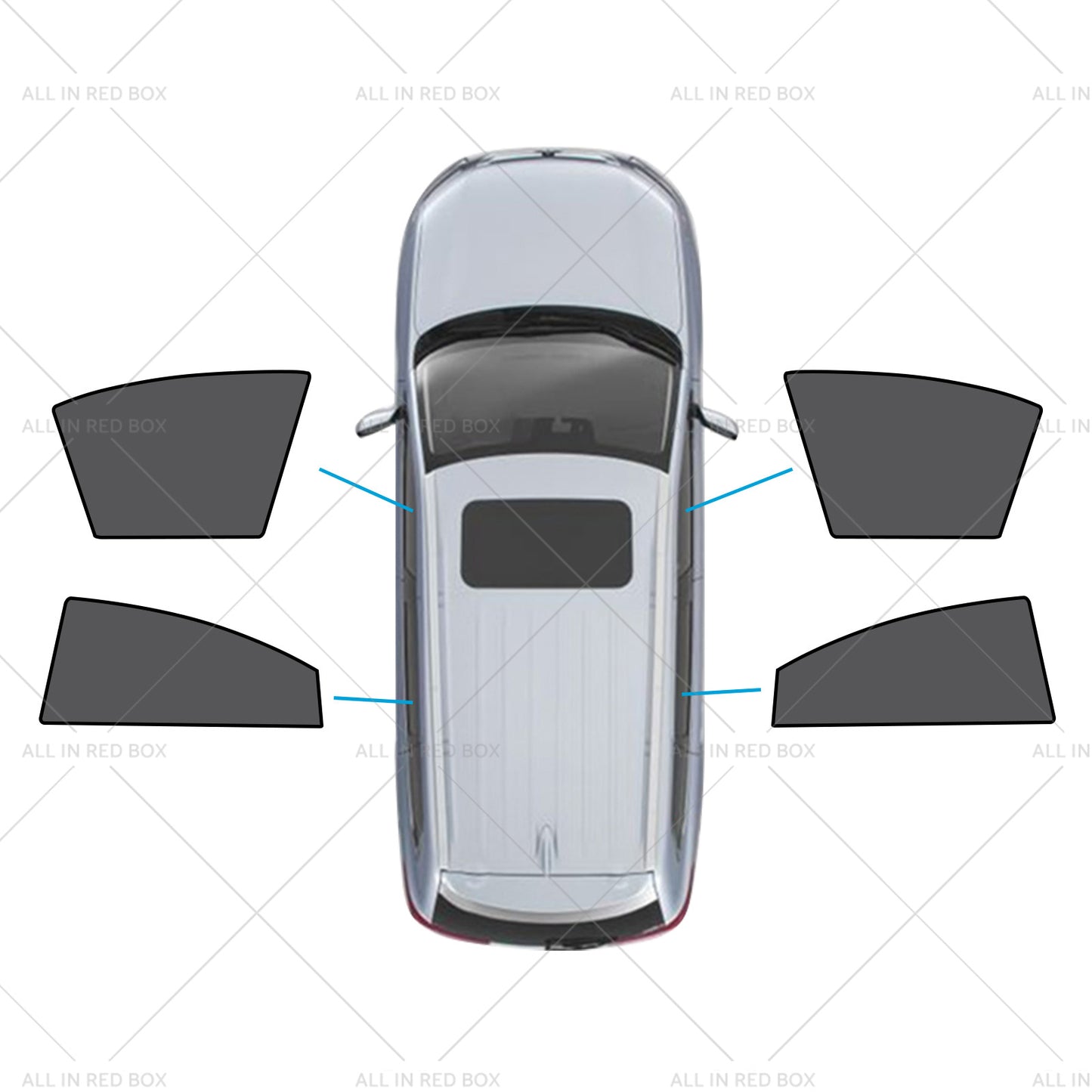 {{ 2x Car WindowShades Suitable for Mazda 6 Liftback 2nd Gen GH 07-12 UV Protection }} - Buy Car Parts Online at {{ Kaka Auto Parts }}.