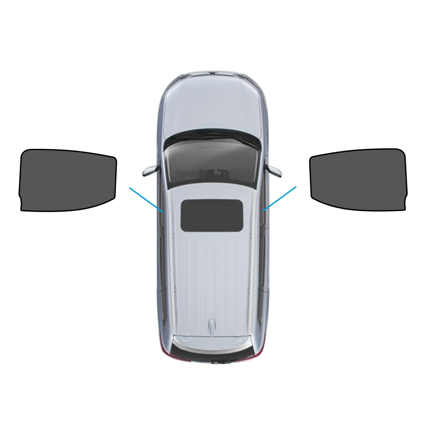 {{ Front Magnetic Sun Blind Mesh Suitable for LDV T60 Ute 17-24 UVA&UVB Protection }} - Buy Car Parts Online at {{ Kaka Auto Parts }}.