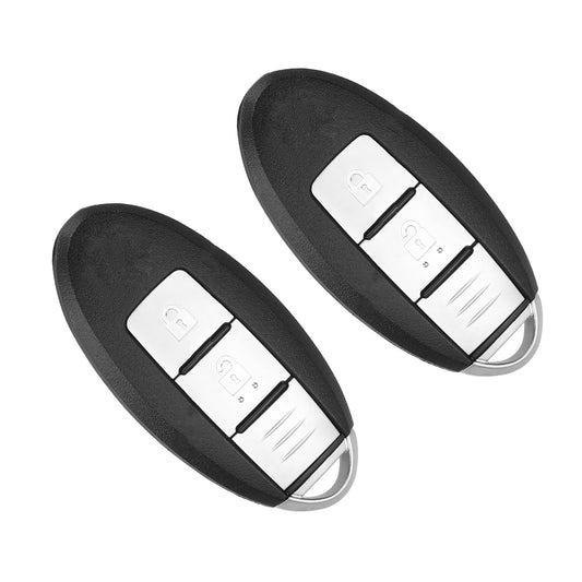 2x 433MHz 2 Buttons Chip Smart Remote Key Fob Suitable For Nissan Navara Cube