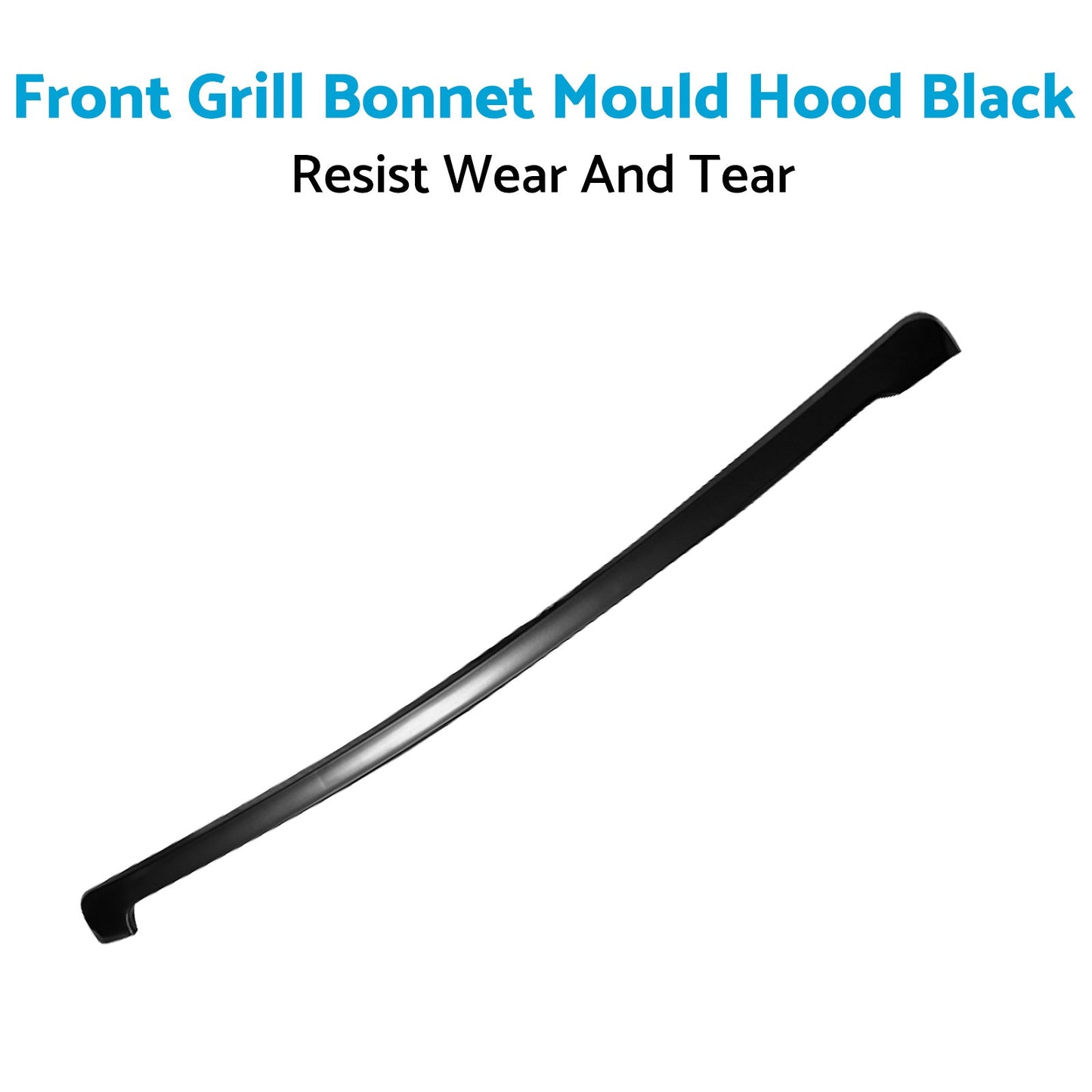 Front Grill Bonnet Mould Hood Black Suitable For Toyota Prado 150 75770-60020