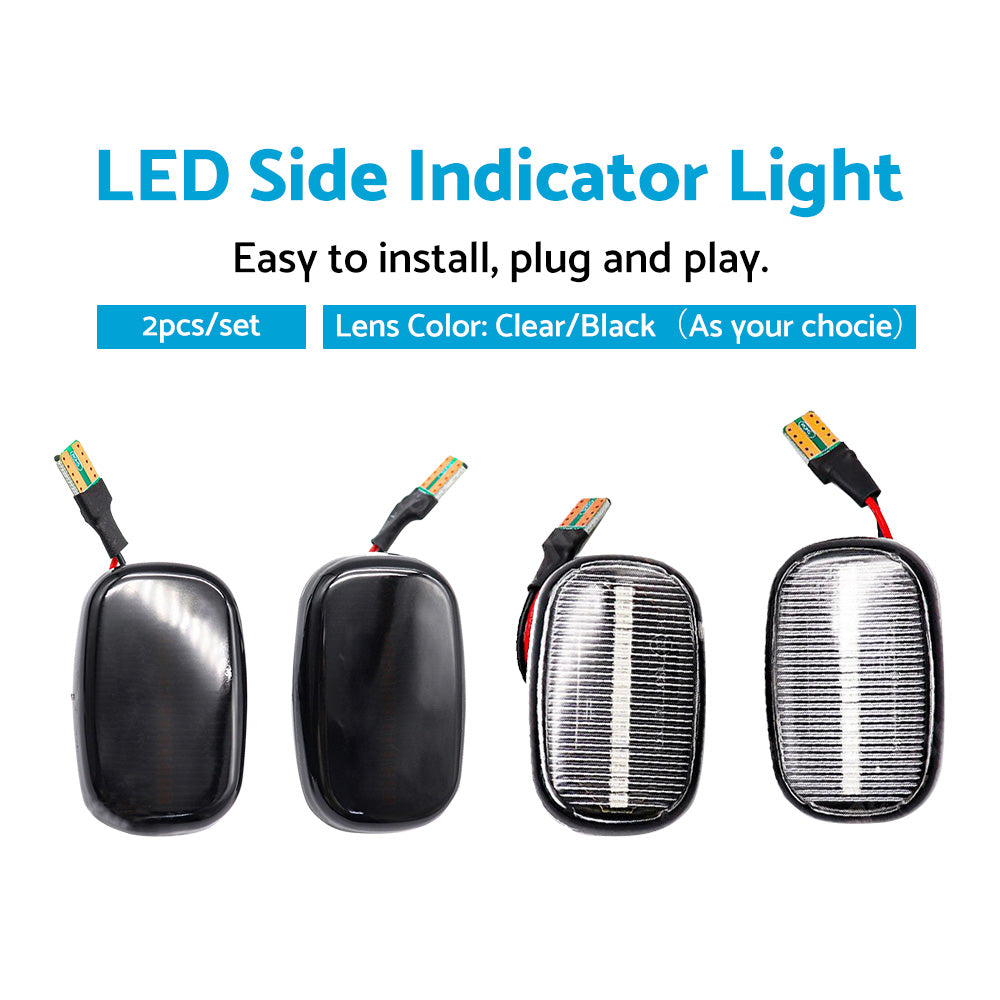 {{ 2x Suitable For Toyota Hilux Yaris Corolla RAV4 Lexus LED Side Indicator Lights }} - Buy Car Parts Online at {{ Kaka Auto Parts }}.